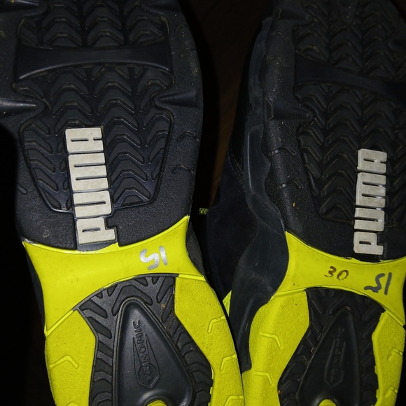 PUMA Source Retro 2 mid green and black size 9 - Picture 5 of 5